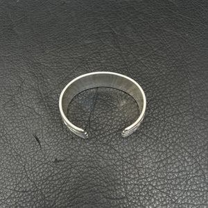 L Stamped Ingot Cuff