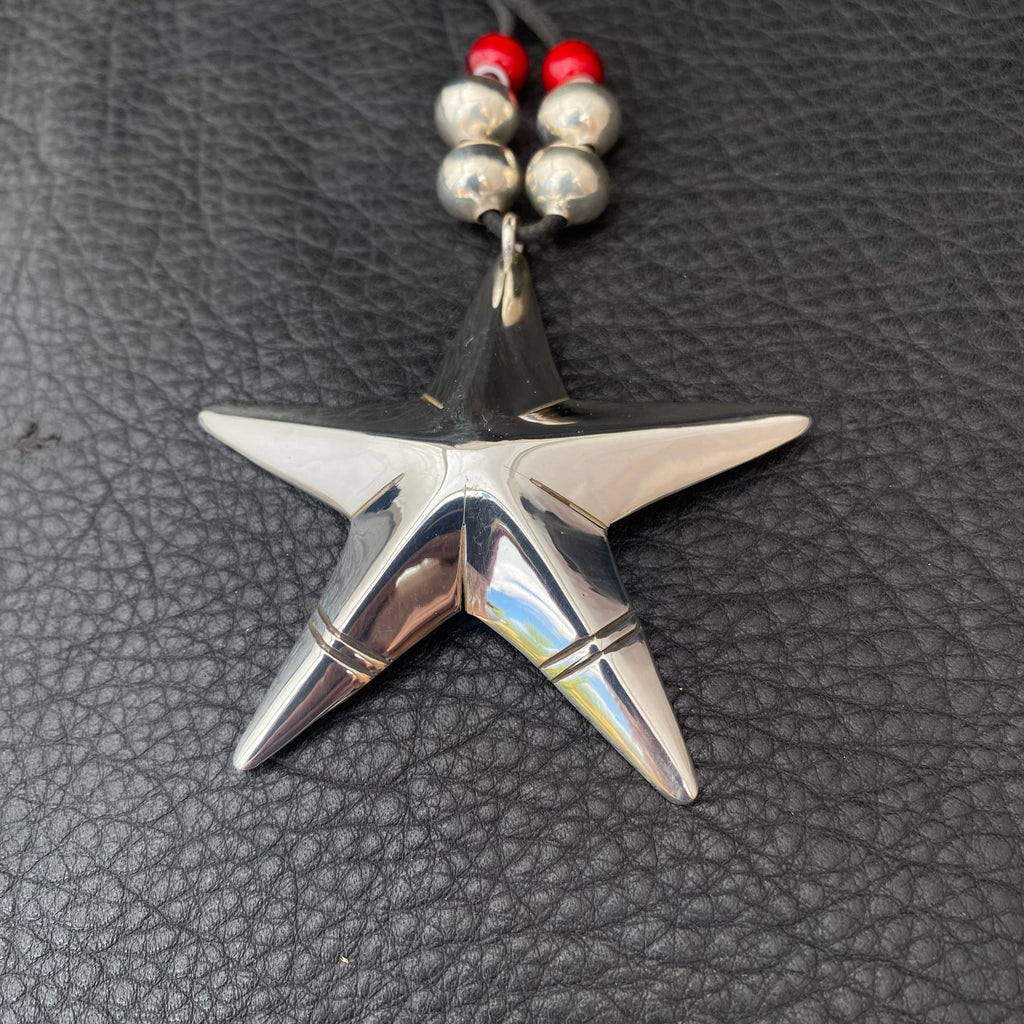 Lined Star Pendant